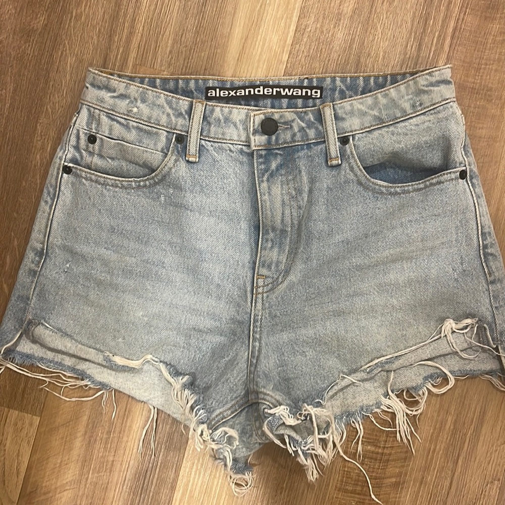 Alexanderwang BITE High Rise Jean Short Sz 26